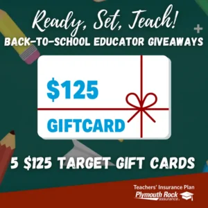 Week 2 Back-to-School Educator Giveaways - $125 Target gift cards
