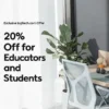Treat Yourself: Up To $100 Off + 20% Off for Educators